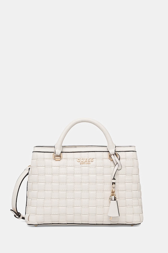 Τσάντα Guess SANDY απλικέ μπεζ HWWG84.18060