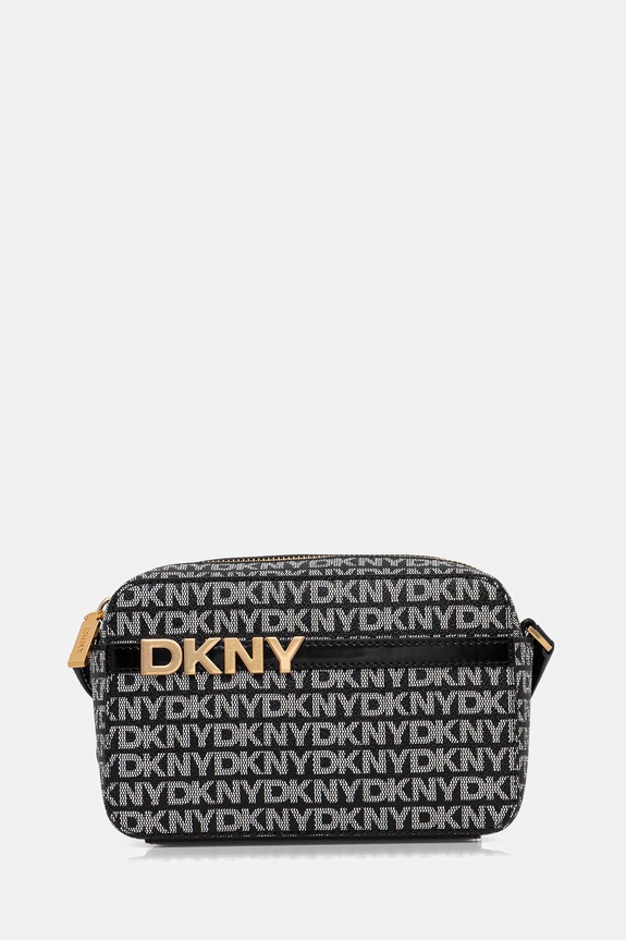 Kabelka Dkny vzorovaný čierna R52E5J31