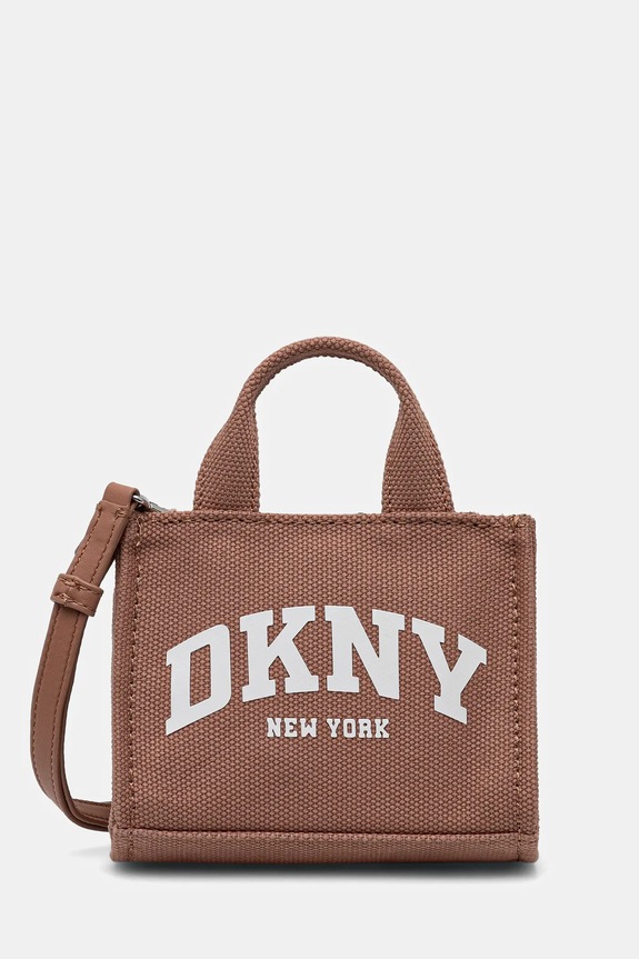 Kabelka Dkny jednofarebný hnedá R53AOM56