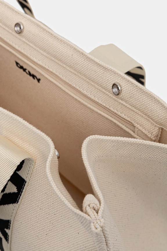 Bavlnená taška Dkny R54AGO39 béžová