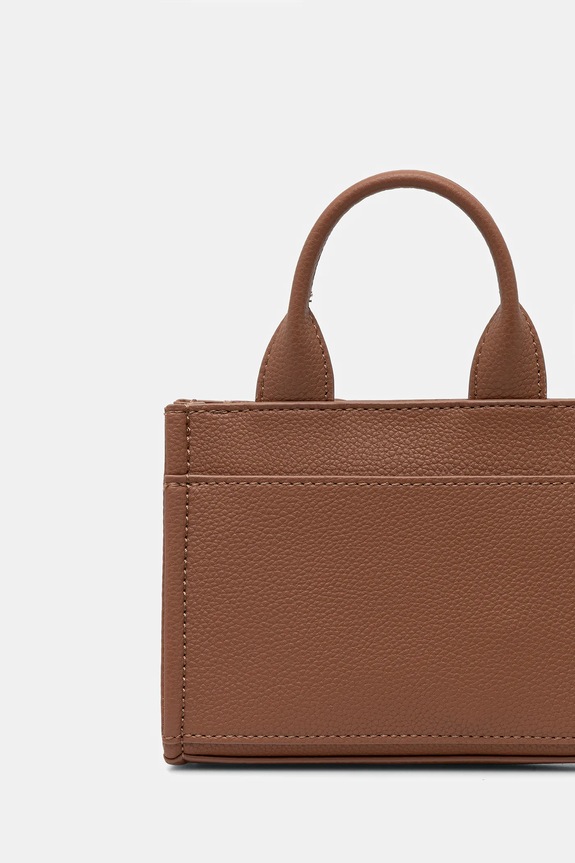 Accesorii DKNY geantă pentru femei cu imitație de piele R53AAM56 maro