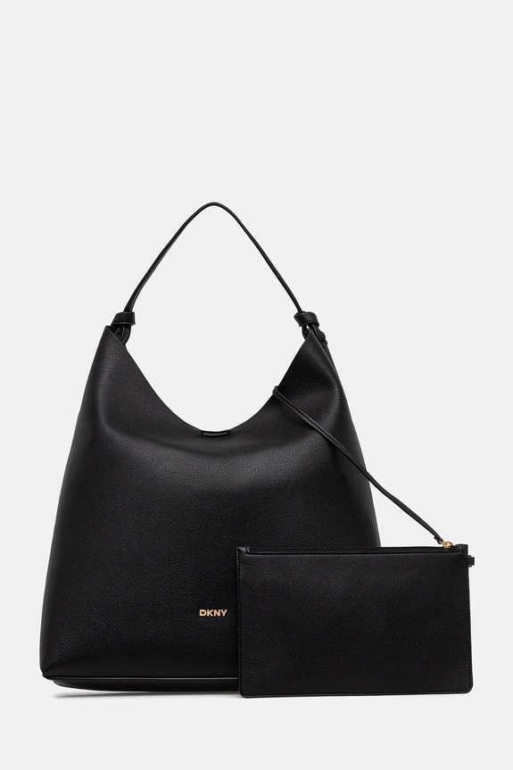 Kabelka Dkny imitácia kože čierna R54CAO07