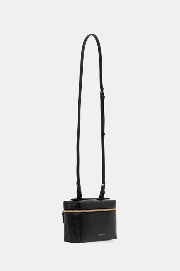 Victoria Beckham torebka skórzana Vanity B126AAC007158A czarny SS26