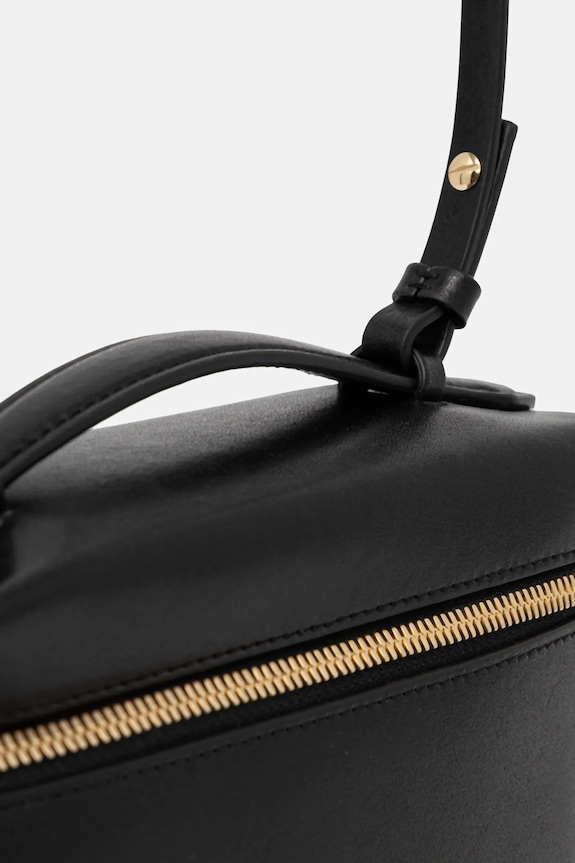 Victoria Beckham torebka skórzana Vanity czarny B126AAC007158A