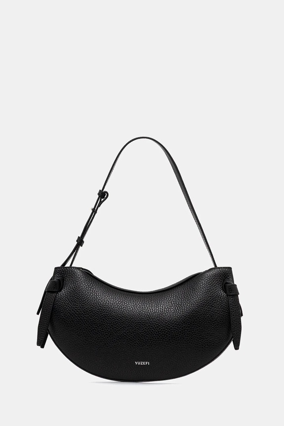 Usnjena torbica Yuzefi FORTUNE COOKIE Ne ustreza A4 črna YUZCO.HB.FC.L034