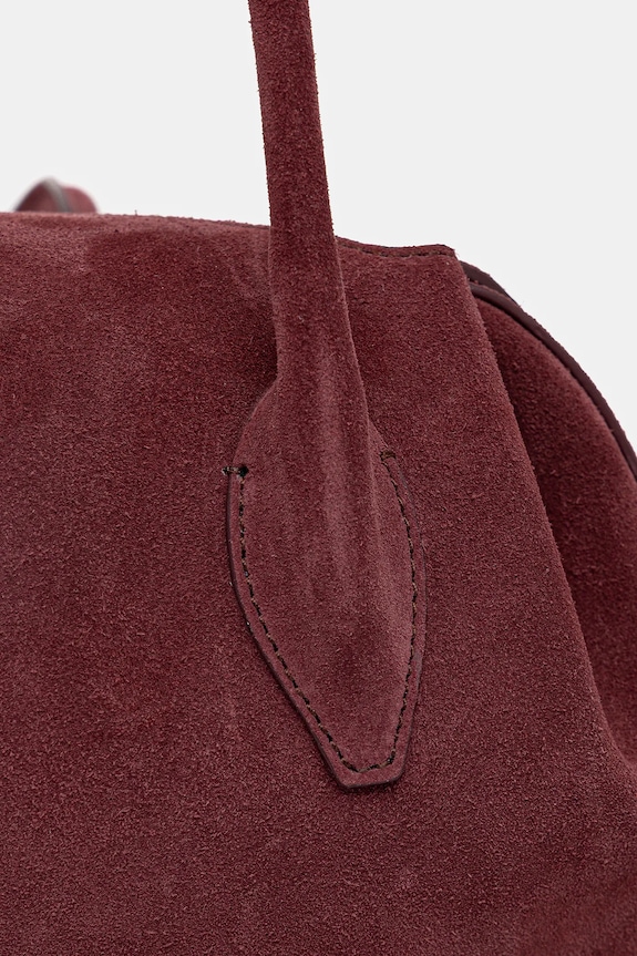 Αξεσουάρ Τσάντα σουέτ Yuzefi OYSTER YUZCO.HB.OYSB.S024 μπορντό