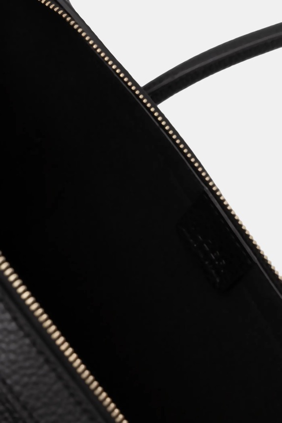 Δερμάτινη τσάντα Yuzefi LARGE BRIOCHE YUZRS26.HB.LBD.L034 μαύρο