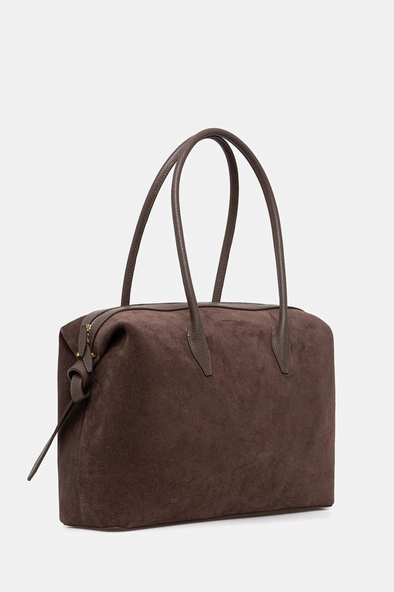 Usnjena torbica Yuzefi LARGE BRIOCHE YUZRS26.HB.LBD.S026 rjava AA00