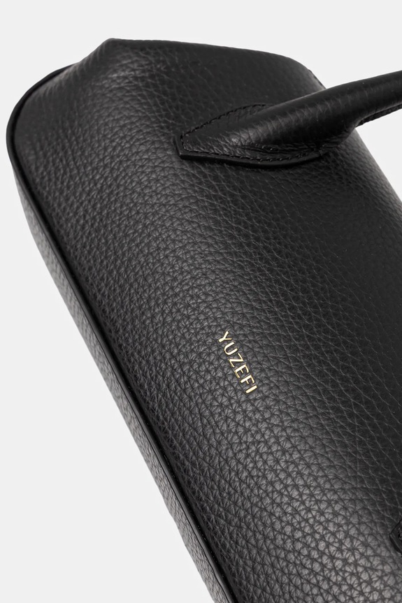 Usnjena torbica Yuzefi OYSTER črna YUZRS26.HB.OSM.L034