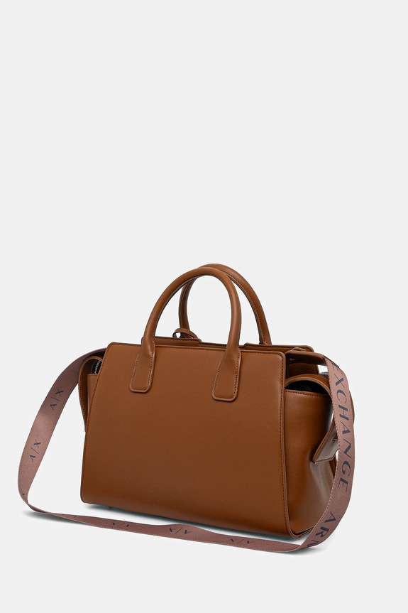 Accesorii Armani Exchange poșetă XW002158.AF19892 maro
