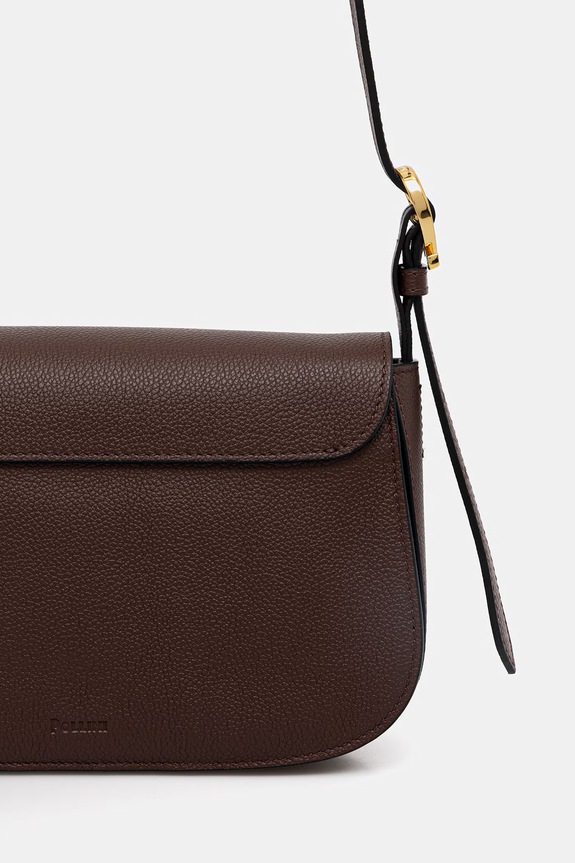 Αξεσουάρ Δερμάτινη τσάντα Pollini PC4404PP1OQC0 καφέ
