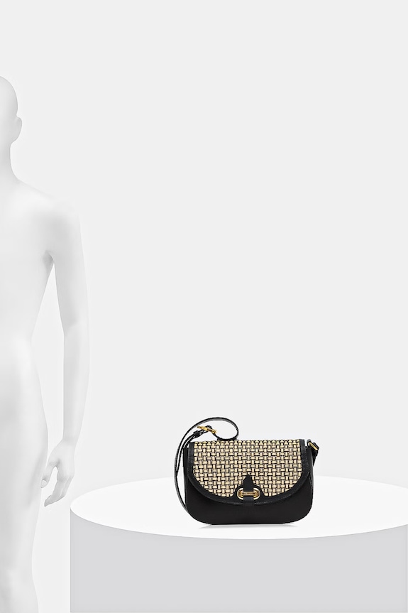 Кожена чанта Pollini PC4435PP1OQG1 черен