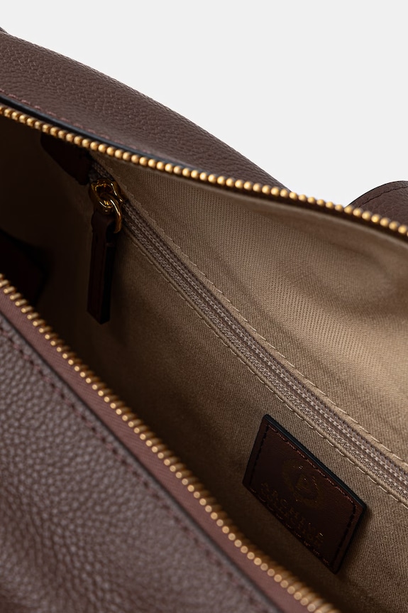 Δερμάτινη τσάντα Pollini PC4432PP1OQC0 καφέ