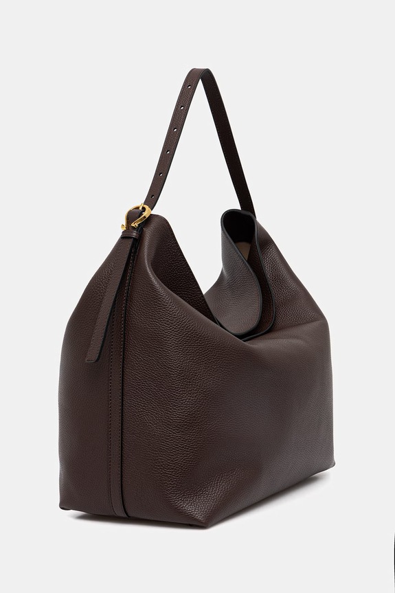 Δερμάτινη τσάντα Pollini PC4436PP1OQD0 καφέ SS26