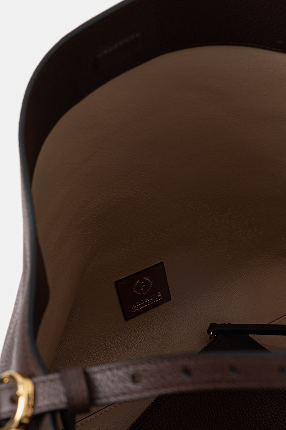 Δερμάτινη τσάντα Pollini PC4436PP1OQD0 καφέ