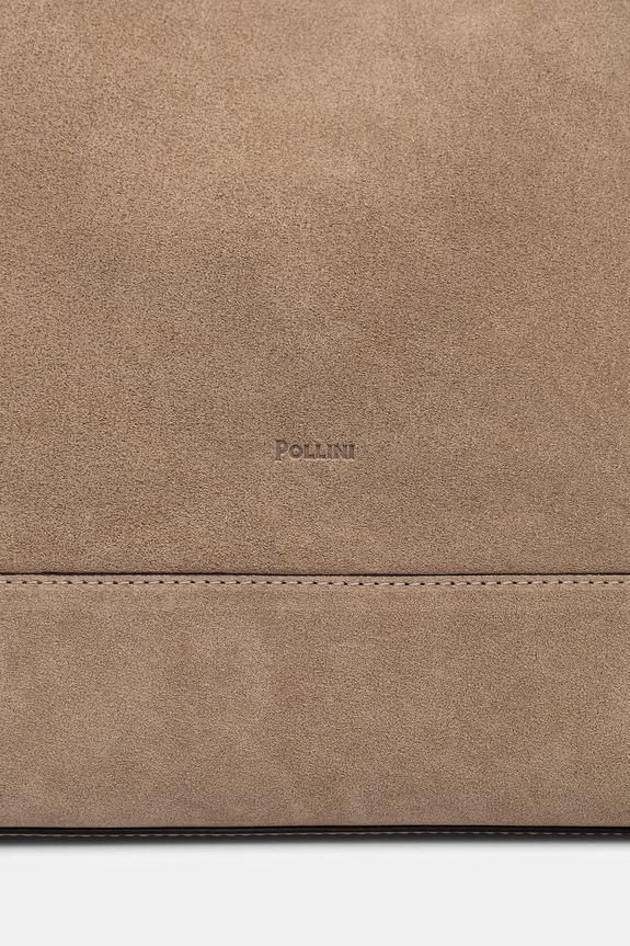 Pollini tote bag de damă din piele întoarsă verde PC4444PP1OQE1