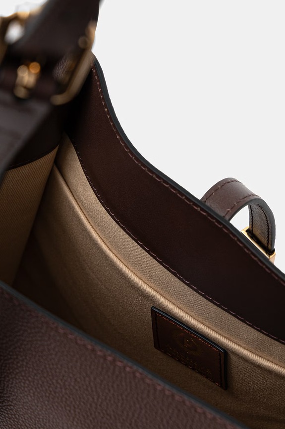 Δερμάτινη τσάντα Pollini PC4415PP1OQC1 καφέ