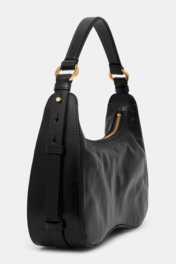 Pollini torebka skórzana PC4439PP1OQA0 czarny SS26