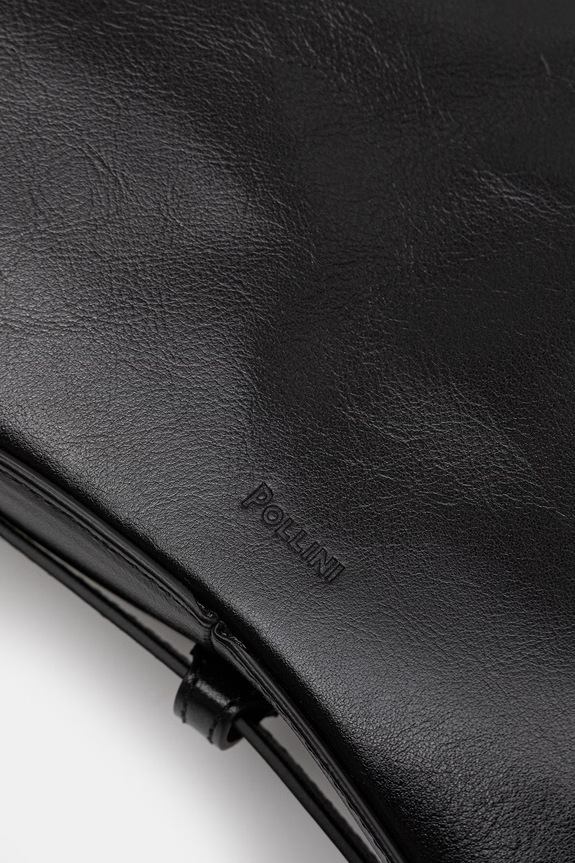 Pollini torebka skórzana czarny PC4439PP1OQA0