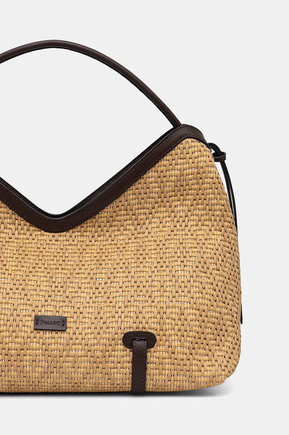 Akcesoria Pollini torebka shopper damska PC4417PP0OQM1 beżowy