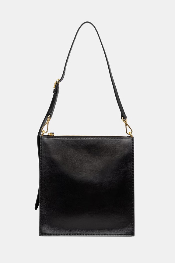 Pollini geantă tote pentru femei, din piele negru PC4455PP0OQA0
