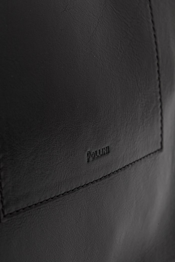 Pollini geantă tote pentru femei, din piele negru PC4455PP0OQA0