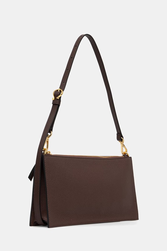 Pollini kopertówka damska skórzana PC4456PP0OQC2 brązowy SS26