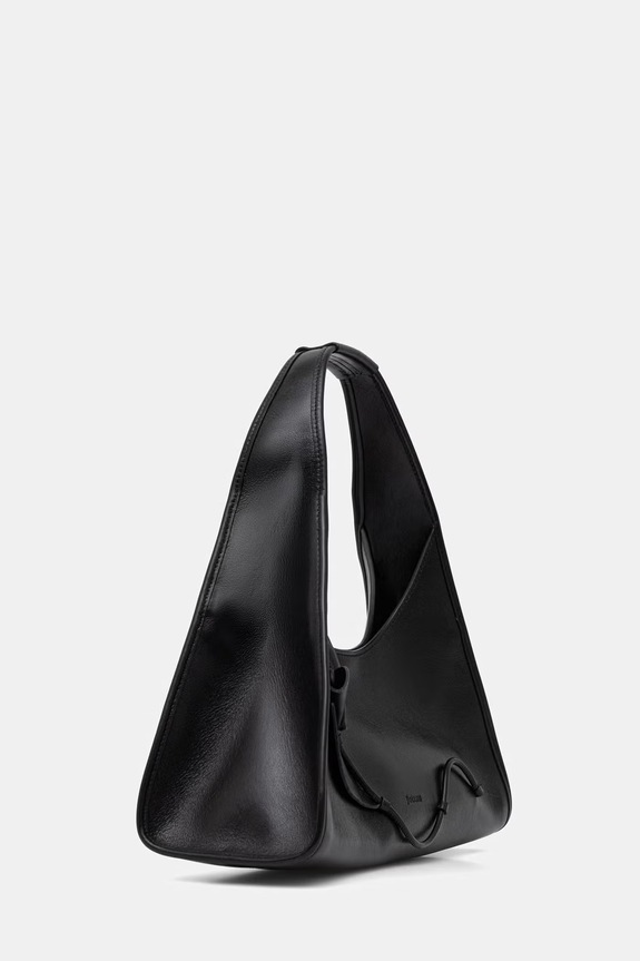 Pollini torebka hobo damska skórzana PC4458PP0OQA1 czarny SS26