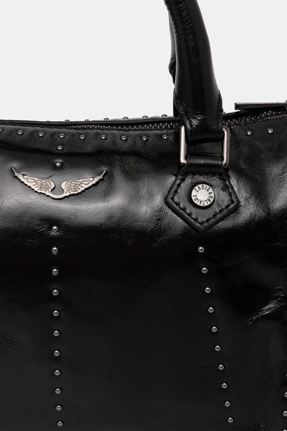ZADIG&VOLTAIRE geantă de piele XS SUNNY VIBE STUDS negru LWBA04173