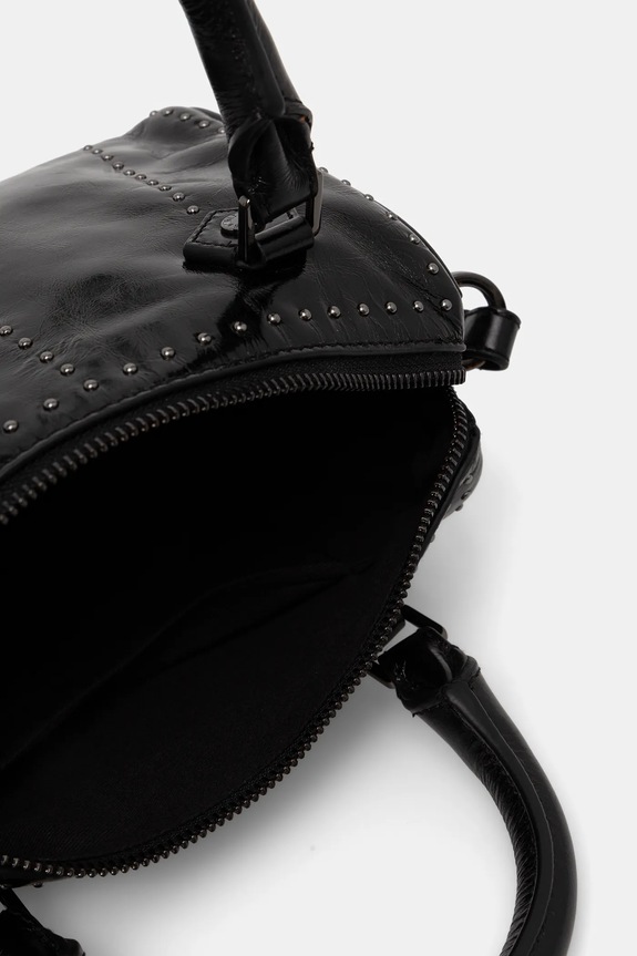 ZADIG&VOLTAIRE geantă de piele XS SUNNY VIBE STUDS LWBA04173 negru