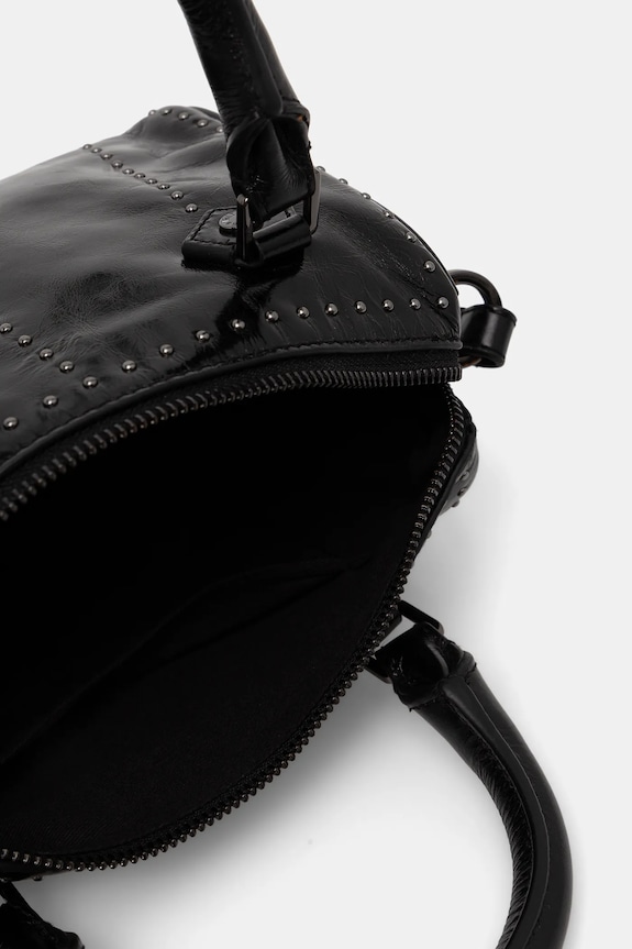 ZADIG&VOLTAIRE geantă de piele XS SUNNY VIBE STUDS LWBA04173 negru