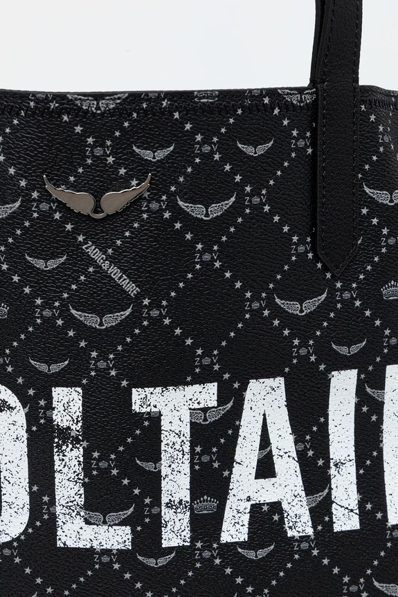 ZADIG&VOLTAIRE geantă Z SHOPPER XL REVOLTAIRE negru LWBA04342