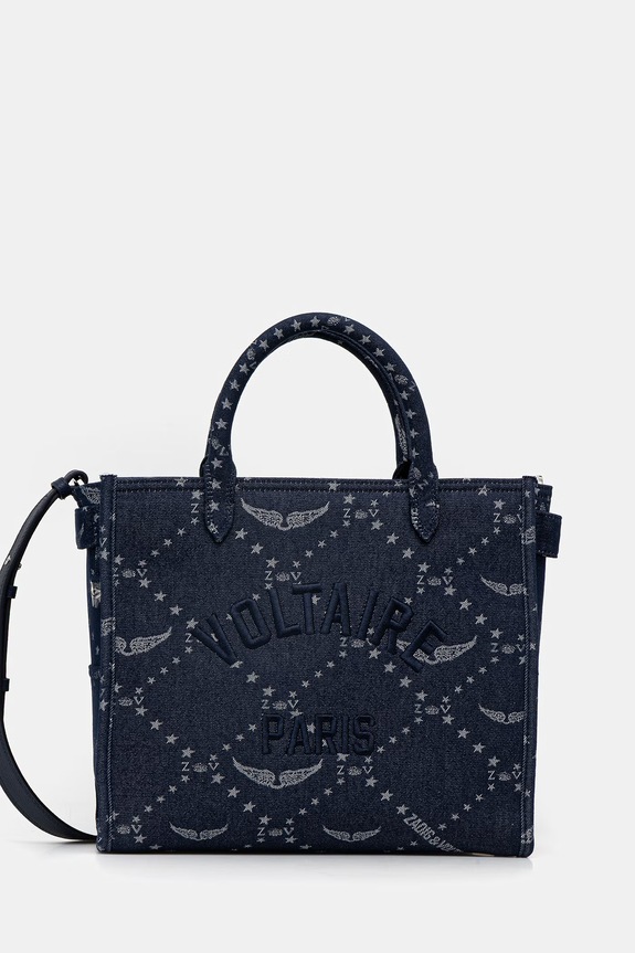Torbica ZADIG&VOLTAIRE Tekstil mornarsko modra LWBA04248