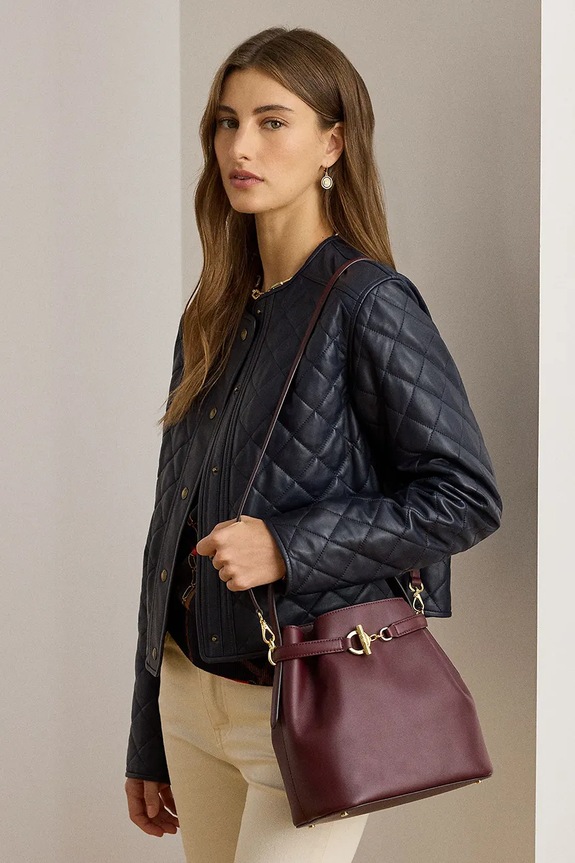 Lauren Ralph Lauren poșetă de piele 431982787