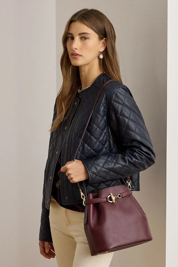 Lauren Ralph Lauren poșetă de piele 431982787