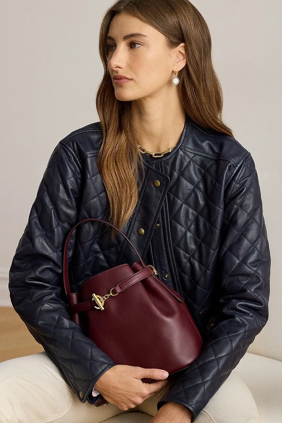 Lauren Ralph Lauren poșetă de piele 431982787