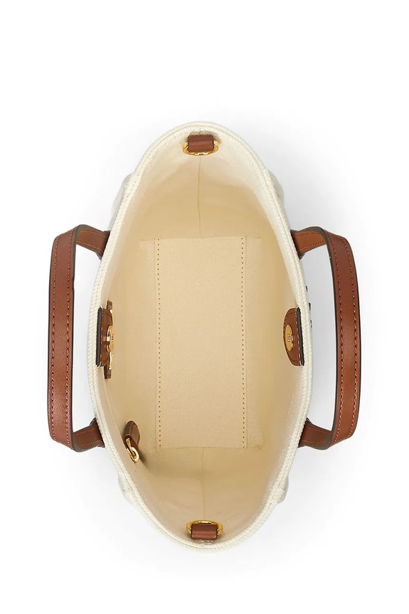 Τσάντα Lauren Ralph Lauren μπεζ 431982235