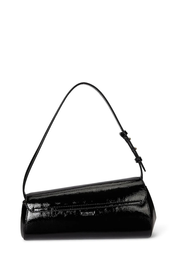 Kožená kabelka Lauren Ralph Lauren 431P04068 čierna SS26