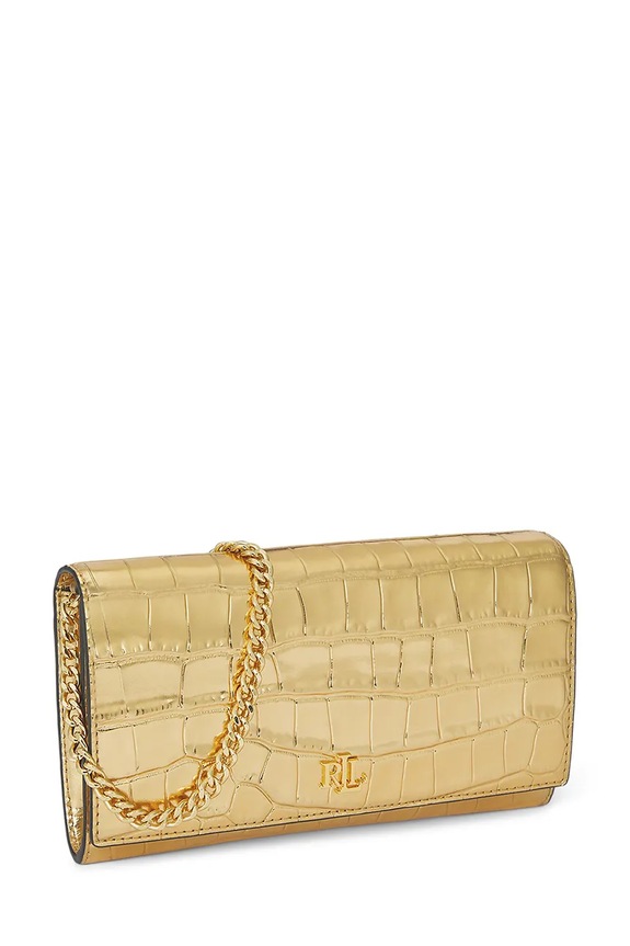 Lauren Ralph Lauren bőr táska 432P04760 bézs SS26