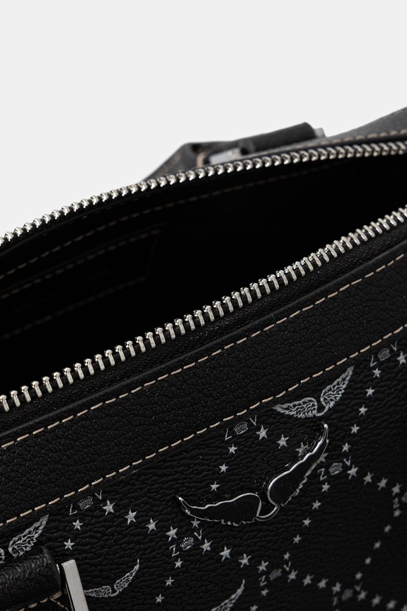 ZADIG&VOLTAIRE geantă XS SUNNY VIBE MONOGRAM LWBA04164 negru