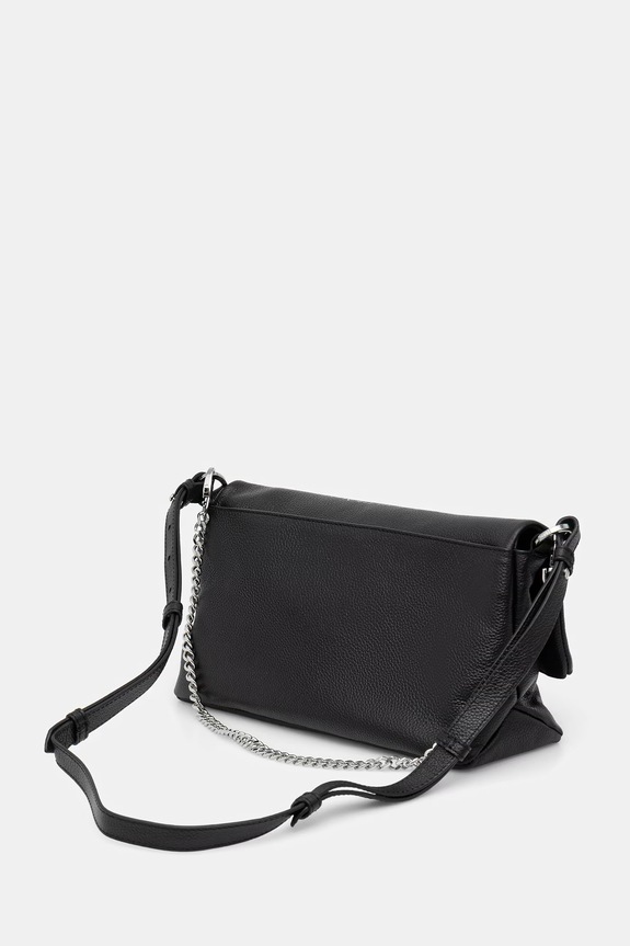 Accesorii ZADIG&VOLTAIRE geantă de piele ROCKY II GRAFFITI LWBA04195 negru