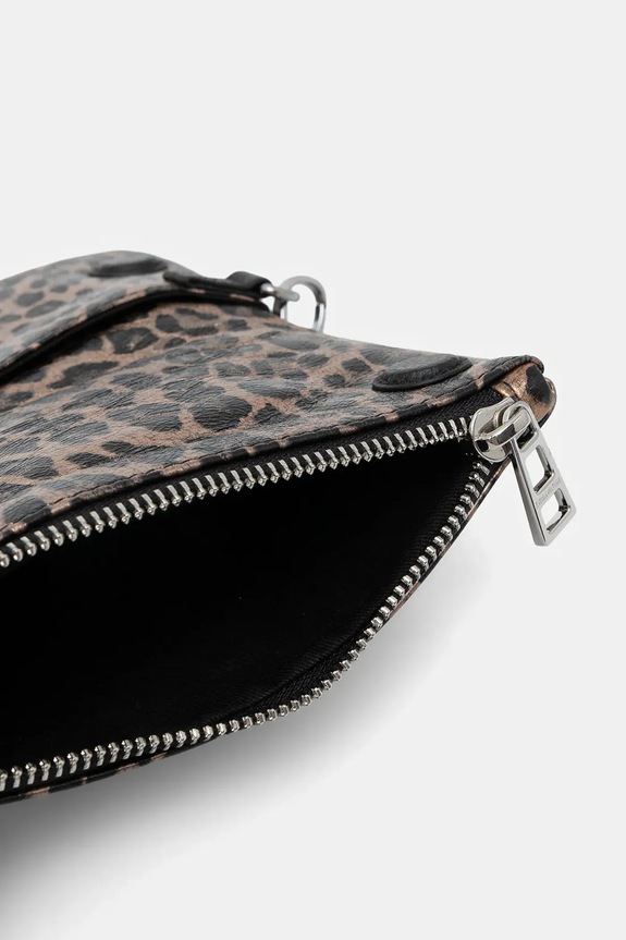 ZADIG&VOLTAIRE torebka skórzana ROCK NANO METAL LEO LWBA04190 czarny