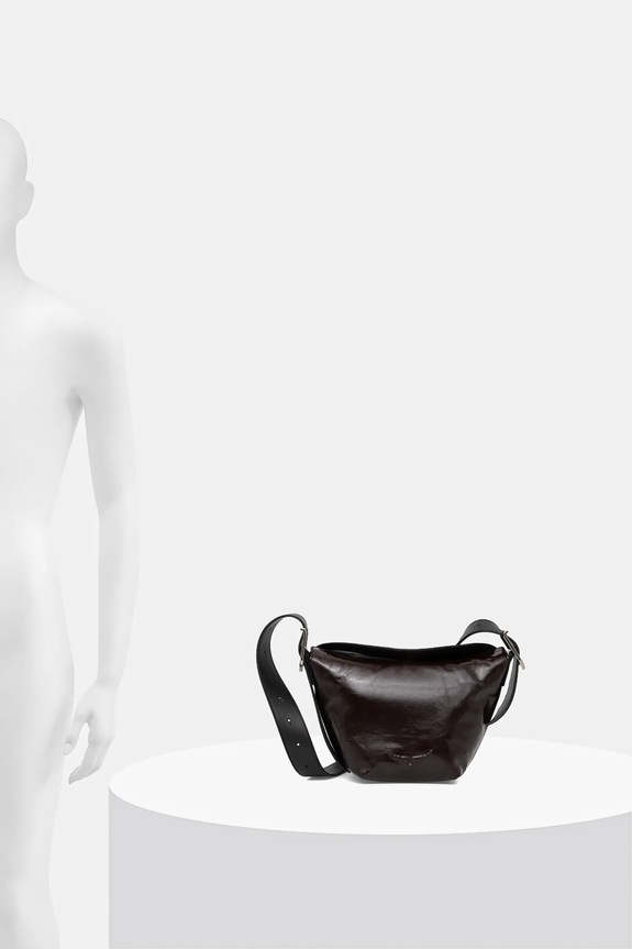 ZADIG&VOLTAIRE geantă de piele BABY JANE VINTAGE PATENT LWBA04182