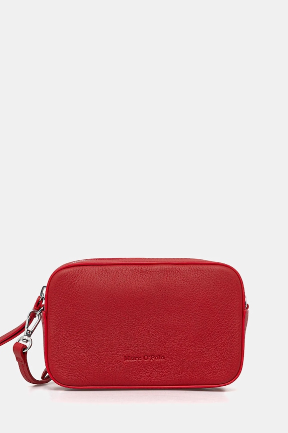 Marc O'Polo borsa a mano in pelle pelle fiore rosso 5000009087