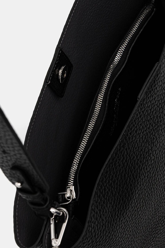 Δερμάτινη τσάντα Marc O'Polo 5000009282 μαύρο