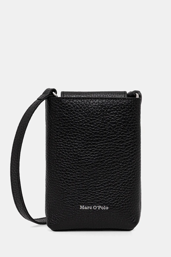 Kožna torba Marc O'Polo Planet friendly crna 5000009285