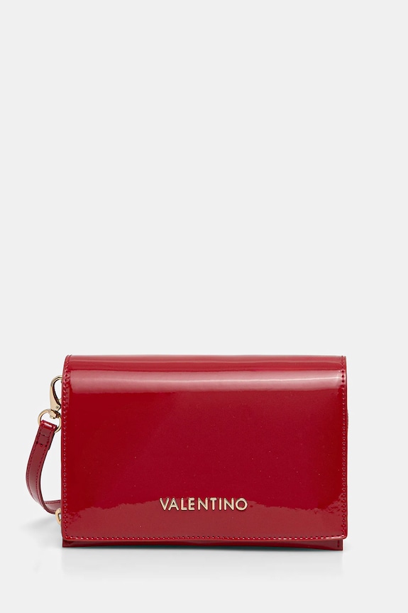 Valentino Bags kézitáska EMBER műszálas lakkbőr piros VBS9IE17VER