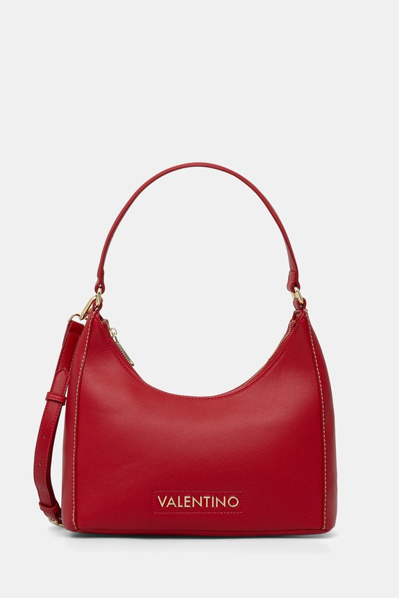 Valentino Bags Geantă crossbody de damă cu imitație de piele uni burgundia VBS9OB07