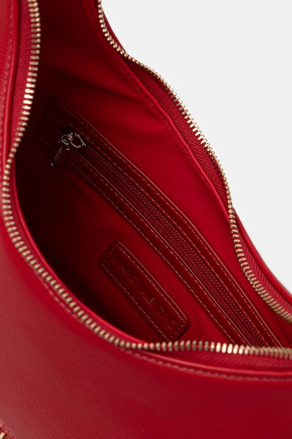 Valentino Bags Geantă crossbody de damă cu imitație de piele VBS9OB07 burgundia