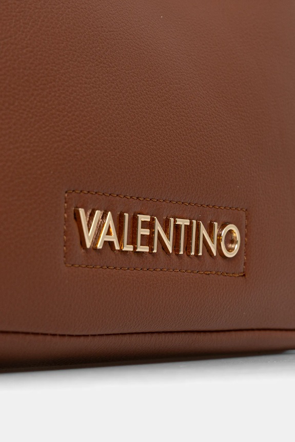 Valentino Bags torebka crossbody damska z imitacji skóry brązowy VBS9OB07